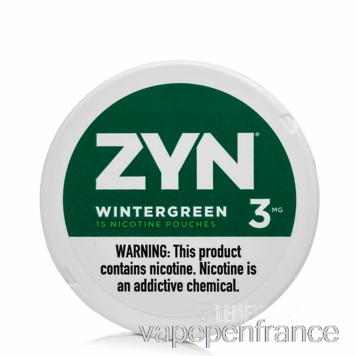 Sachets De Nicotine Zyn - Stylo Vape Wintergreen 3mg